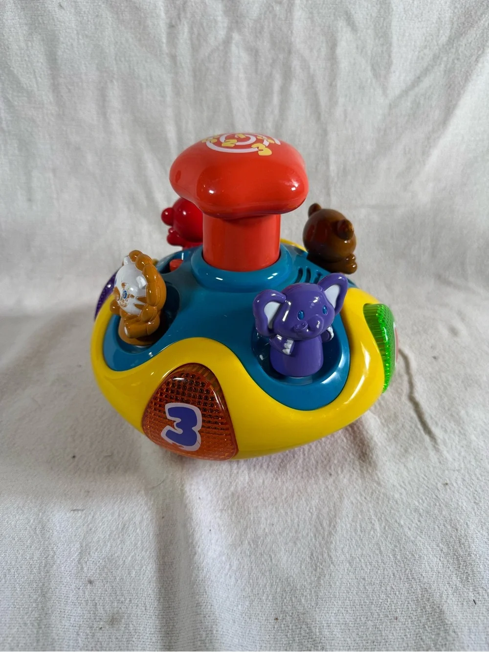 V-Tech Spin ‘n Learn Top Learning Teaching Animals and Numbers Toy